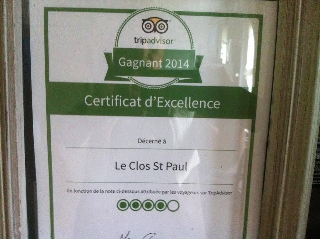 Le Clos Saint Paul Hotel Tourny Esterno foto